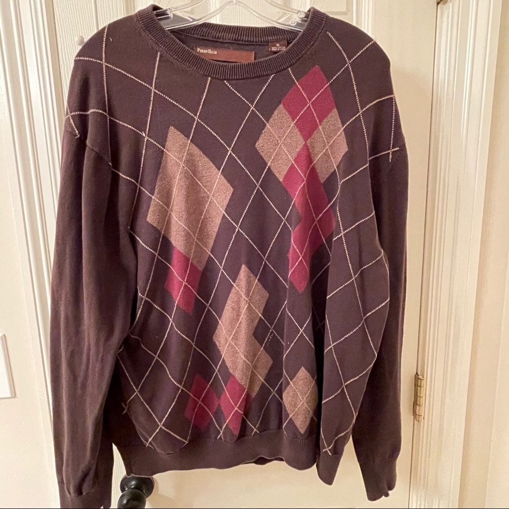 XL Perry Ellis Sweater, 100% Cotton